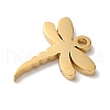 PVD Vacuum Plating 304 Stainless Steel Charms STAS-L081-015G-2