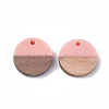 Resin & Walnut Wood Pendants RESI-S358-02C-07-2