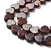 Natural Red Ocean Agate Beads Strands G-G084-B11-02-4