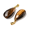 Natural Tiger Eye Pendants G-L614-D03-G04-2