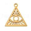 Ion Plating(IP) 304 Stainless Steel Pendants STAS-B056-23G-1