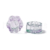 Electroplated Glass Beads GLAA-G090-01C-2