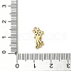 Brass Micro Pave Cubic Zirconia Charms KK-I276-43G-3
