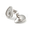 Non-Tarnish 304 Stainless Steel Stud Earrings EJEW-I290-03P-2