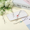 Globleland 4Pcs 4 Colors Jellyfish & Star Mobile Straps FIND-GL0001-90-6