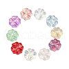 100Pcs 10 Colors Transparent Czech Glass Beads GLAA-CJ0001-57-5