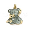 Rack Plating Brass Pendant KK-H476-03G-02-1