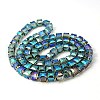 Electorplated Glass Beads EGLA-E006-2J-2