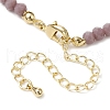 3Pcs 3 Colors Glass Beaded Bracelets Sets for Women BJEW-JB11169-5