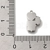 304 Stainless Steel Manual Polishing Charms STAS-M059-05P-01-3