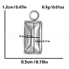 304 Stainless Steel Pendant Cabochon Settings PW-WG002AB-05-2