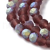Imitation Jade Glass Beads Strands EGLA-A034-T3mm-MB13-4