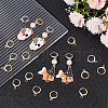 Beebeecraft 50Pcs Brass Leverback Earring Findings KK-BBC0011-33-4