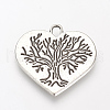 Tibetan Style Alloy Pendants TIBE-S303-23AS-RS-1
