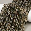 Natural Green Rutilated Quartz Beads Strands G-RM241221-B47-1