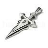 304 Stainless Steel Pendants STAS-C099-07AS-2
