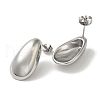 304 Stainless Steel Teardrop Stud Earrings for Wome EJEW-S237-05-2