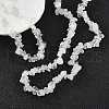 Natural Quartz Crystal Chips Beaded Necklace NJEW-FZ00004-01-5