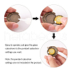   Printed Picture Glass Cabochons GGLA-PH0005-25mm-002-5