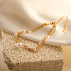Stainless Steel Multi-strand Bracelets for Women PW-WG1B058-01-3