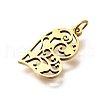 304 Stainless Steel Pendants STAS-R153-25G-2
