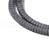 Matte Electroplated Non-magnetic Synthetic Hematite Beads Strands G-I175-04B-A-3