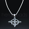 Viking Knot Stainless Steel Pendant Necklaces FS-WG1D0B5-01-4