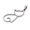 304 Stainless Steel Pendants STAS-I327-02P-02-2