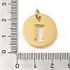 Ion Plating(IP) 304 Stainless Steel Pendants STAS-M074-01G-I-3