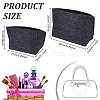 GOMAKERER 2Pcs 2 Style Felt Bag Organizer Insert AJEW-GO0001-28B-2