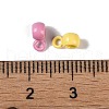Spray Paint Alloy Pendant Tube Bails PALLOY-H145-03-3