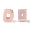 UV Plating Rainbow Iridescent Acrylic Beads OACR-C012-01E-3