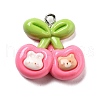 Cartoon Resin Pendants RESI-R450-03B-1