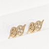 304 Stainless Steel Stud Earrings EJEW-Z089-26G-3