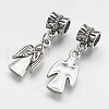 Alloy European Dangle Charms PALLOY-P123-01AS-1