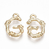 Brass Pendants KK-S348-331G-2