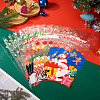 40Pcs 4 Styles  Christmas Theme OPP Self-adhesive Cookie & Snacks Package Bags CON-TAC0010-90A-15