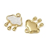 304 Stainless Steel Enamel Pendants STAS-L290-09G-2