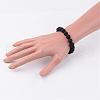 Natural Lava Rock Beads Stretch Bracelets BJEW-JB02411-3