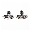 Viking Style 304 Stainless Steel Pendants STAS-Z015-24AS-2