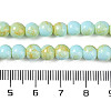 Baking Paint Glass Bead Strands GLAA-H031-01A-08-5