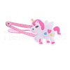4Pcs 4 Style Cute Unicorn Children's Alloy Hair Clips PW-WG758B6-01-2