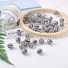 Natural Wooden Beads WOOD-TAC0010-04B-5
