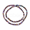 Electroplated Synthetic Non-magnetic Hematite Beads Strands G-A234-G03-01E-2