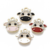 Eco-Friendly Zinc Alloy Charms FIND-N048-039-NR-1