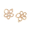 Glass Rhinestone Pendants KK-N254-62G-2