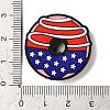 Independence Day Silicone Focal Beads SIL-R147-01F-3