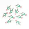 Alloy Enamel Pendants CD-TAC0001-05KCG-2