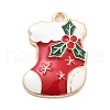 Christmas Theme Alloy Enamel Pendants X1-ENAM-D060-04E-1