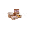Cardboard Drawer Gift Storage Boxes with Clear Cover CON-WH0092-72C-03-7